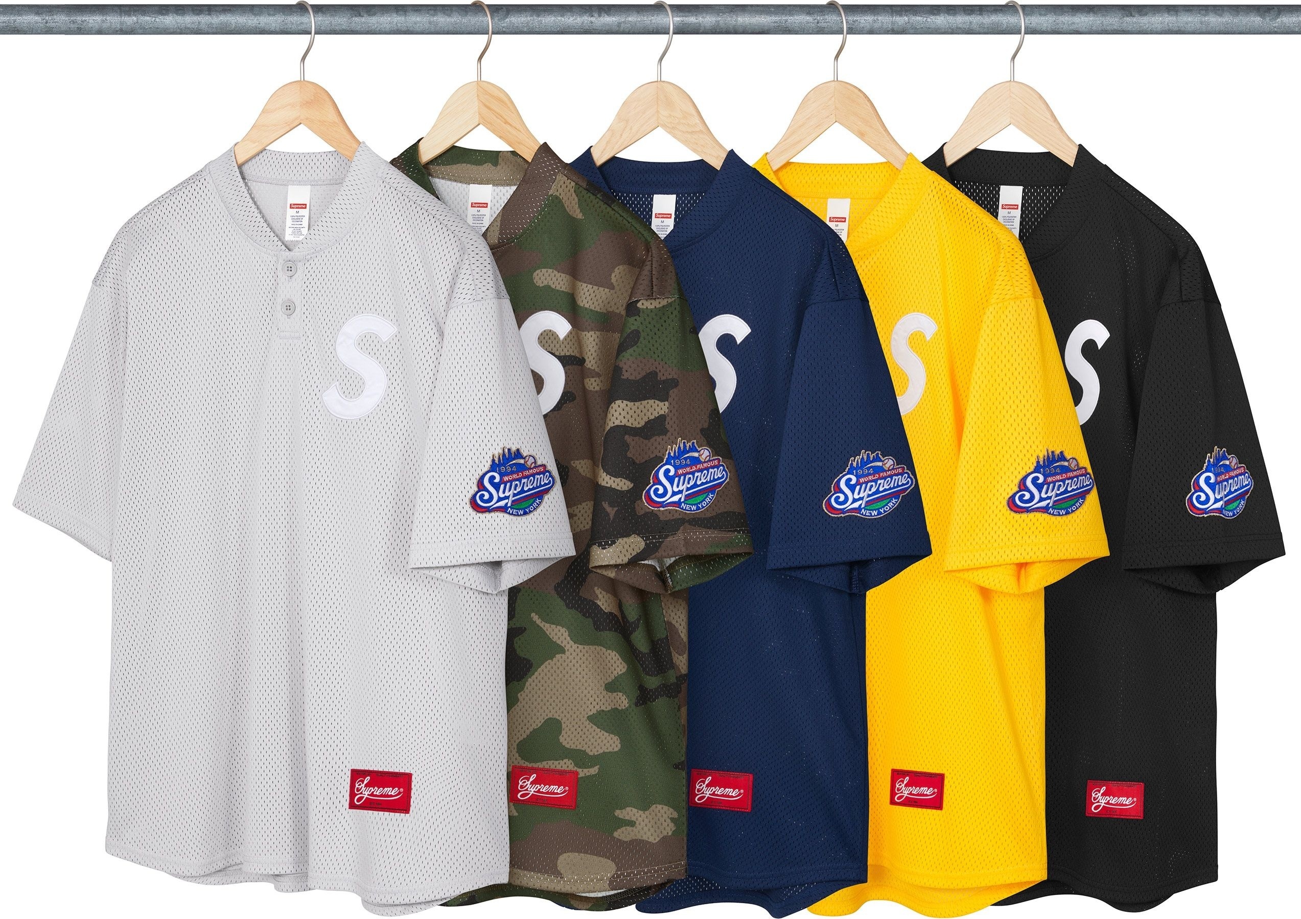 S Logo Baseball Henley